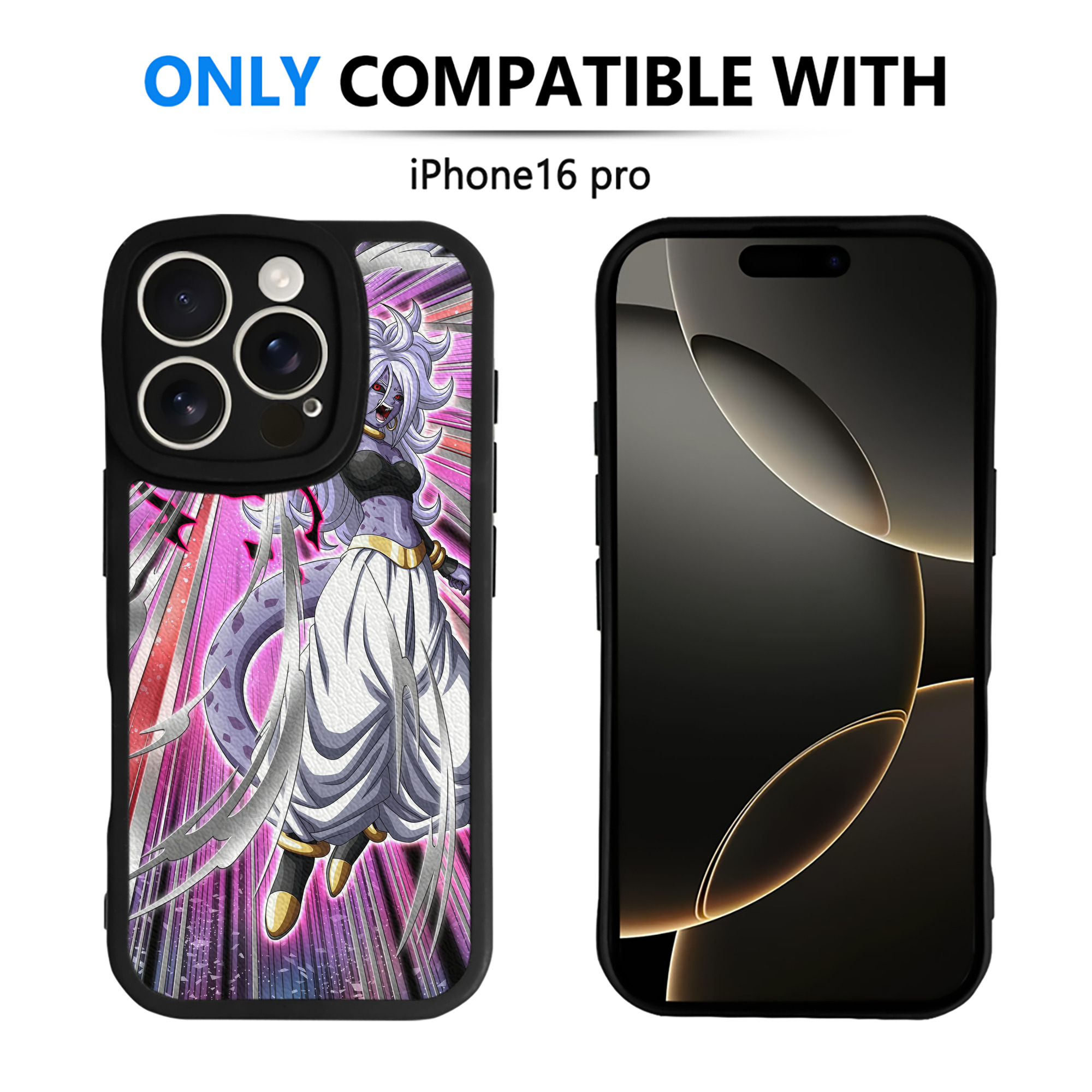 （画像用） ドラゴンボール DRAGON BALL 【iPhone 16シリーズ対応】シリコンスマホケース（レザー調） 材質：シリコン